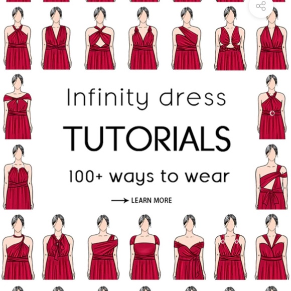 Infinity Long Jumpsuit in Red - Picture 6 of 7